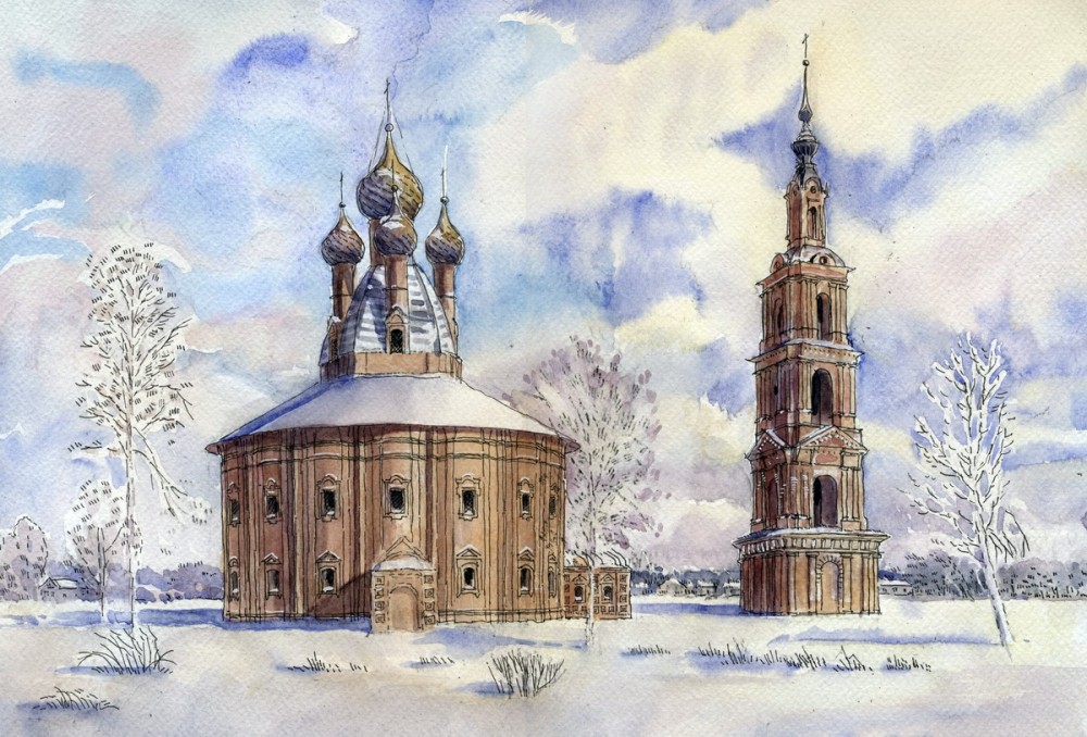 The Kazan Church in the village of Kurba, Yaroslavl provice