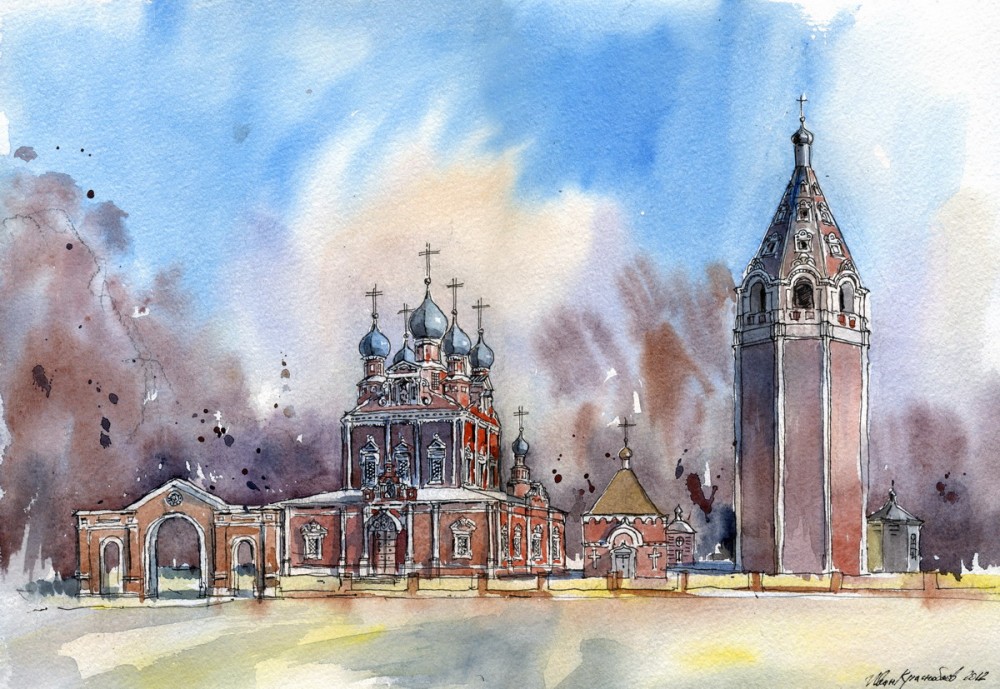 The Kazan Church in the town of Ustiuzhna, Vologda province