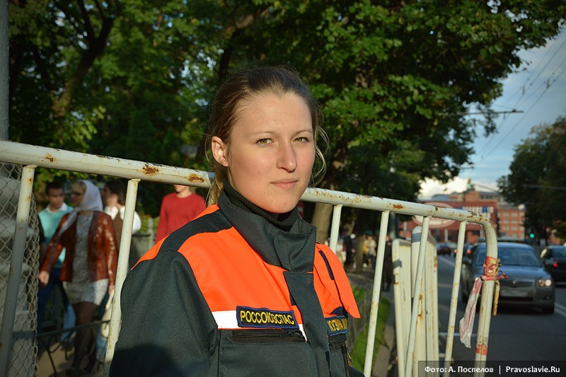 A member of the “Russian Union of Life Savers”.