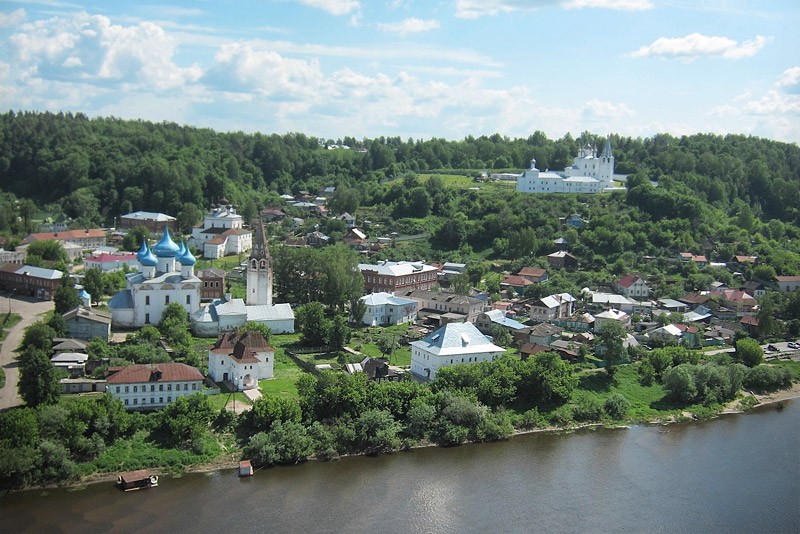 Панорама церквей города Гороховец