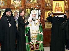Святейший Патриарх Кирилл посетил подворье Русской Православной Церкви в Белграде