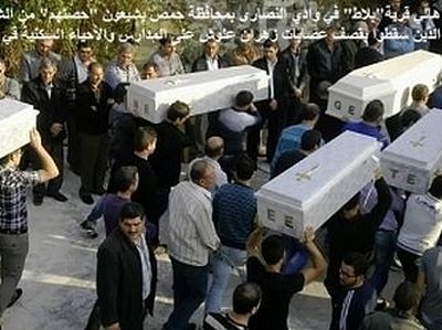 В Дамаске похоронили маленьких детей, убитых в христианском квартале