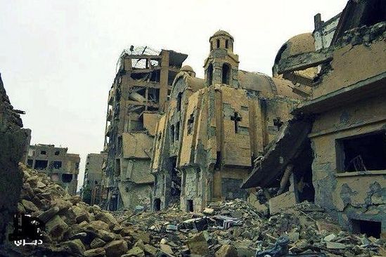 Over 60 churches and monasteries were destroyed by ISIS.