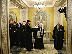 Предстоятель Русской Церкви освятил новое здание Сретенской духовной семинарии