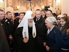 Патриарх Кирилл посетил заключенных в московском СИЗО