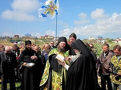 На месте гибели участников обороны Севастополя установлен поклонный крест