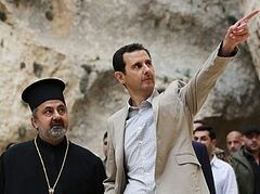 Президент Сирии из Маалюли поздравил христиан с Пасхой