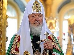 His Holiness Patriarch Kirill: There can be no winner in civil war