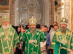 Архиерейский Собор РПЦЗ направил приветствие митрополиту Онуфрию