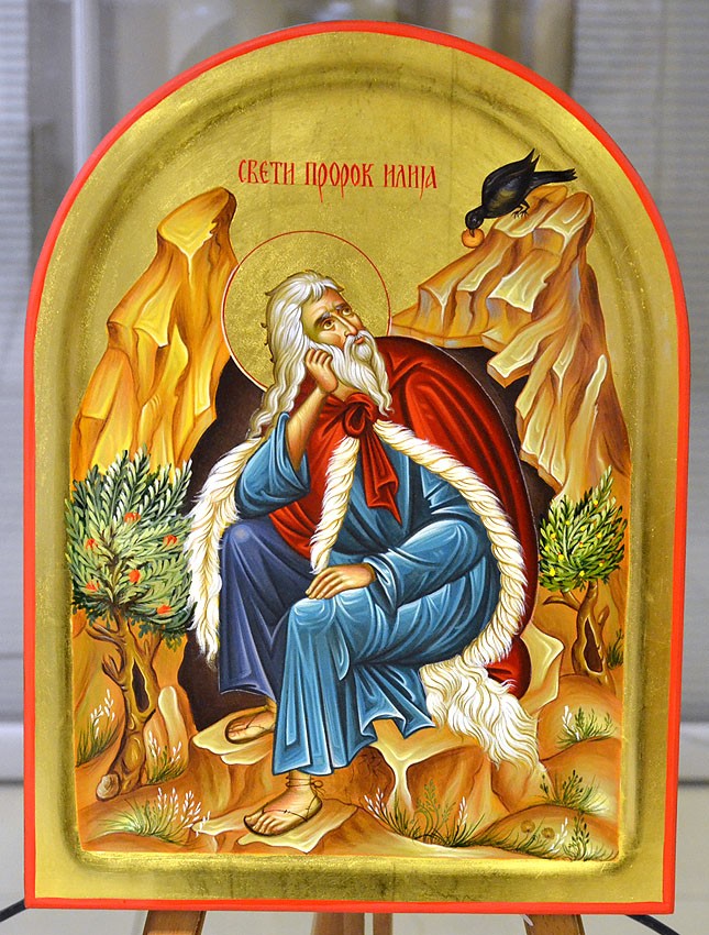 Пророк Илия в пустыни