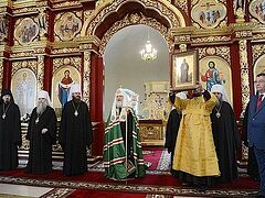 Святейший Патриарх Кирилл посетил Казанский монастырь г. Тамбова