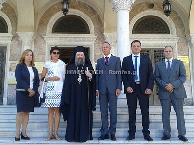 Посол России в Греции помолился у креста св. ап. Андрея Первозванного в Патрах