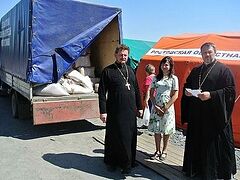 Опубликованы данные о помощи, оказанной Церковью беженцам с востока Украины на территории России