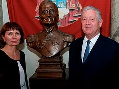В «Русском доме» в Белграде установили памятник сербскому королю Александру I