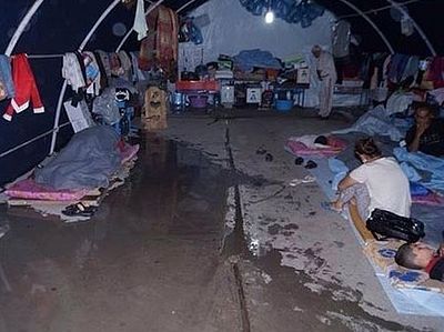 Дожди заливают лагеря иракских беженцев в Курдистане