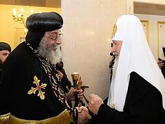 Святейший Патриарх Кирилл встретился с Патриархом Коптской Церкви Феодором II