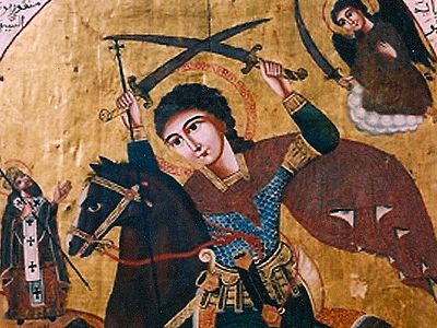 From "On the East". A Miracle of Great Martyr Mercurius