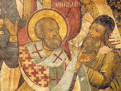 The “Model of Meekness”, and Slapping Arius