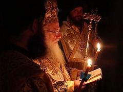 The feast of Theophany at Vatopedi Monastery, Holy Mount Athos – 2015