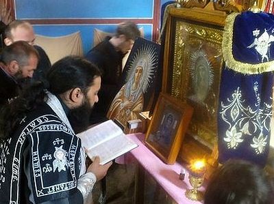 Чудотворная икона Божией Матери «Умиление» покидает Грузию