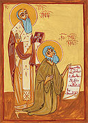 Venerable Ioane of Shavta, Bishop of Gaenati, and Evlogi the Prophet and Fool-for-Christ (13th century)