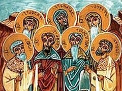 Venerable Martyrs Geronti, Serapion, German, Besarion, Mikael, Svimeon, and Otar of the Davit-Gareji Monastery (†1851)