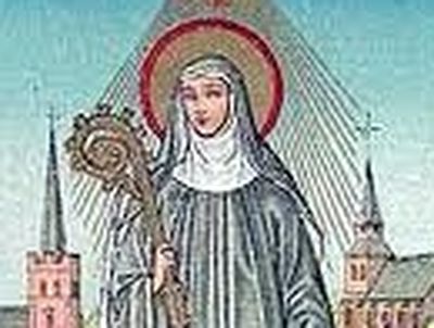 Venerable Milburgh, Abbess of Much Wenlock in England