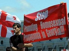 A prayer rally and a protest action held in Tbilisi on “the day of struggle against homophobia”