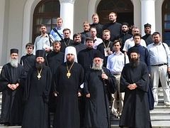 Russian Orthodox Church delegation arrives on Mount Athos for commemoration of St. Panteleimon