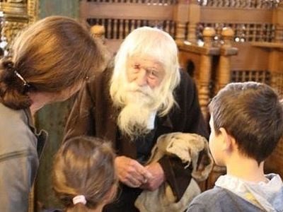 На престольный праздник в Рыльский монастырь пришел старец Добри Добрев (ФОТО)
