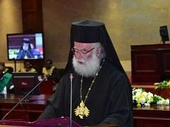 Patriarch Theodoros II Addresses the Pan-African Parliament on Sufferings and Injustices in Africa