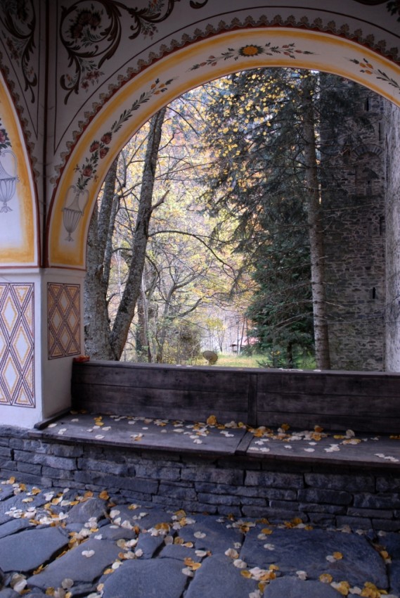 Autumn photo sketches of Rila Monastery.  Photo by Yanina Alekseeva