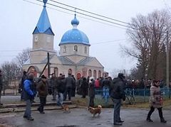 A church is seized in the Ukraine's Zhytomyr region