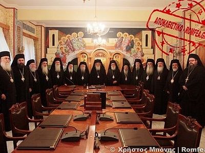 С 8 по 10 марта в Греции пройдет Священный Синод Элладской Церкви