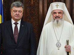 President of Ukraine visits Romanian Patriarchate