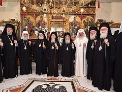 The work of the Small Synaxis of the Primates has begun. The Message of the Holy and Great Council will be addressed today