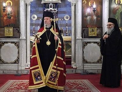 Архиепископ Кипрский Хризостом в Сирии (+ФОТО)