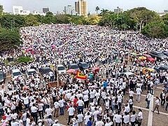 In Colombia more than 70,000 held rally in defense of traditional family values