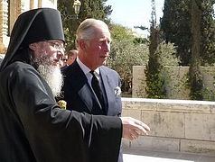 Charles, Prince of Wales, Visits the Russian Convent in Gethsemane