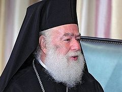 Patriarch Theodoros II: no place for politics in Church matters
