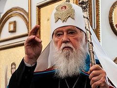Schismatic “Pat.” Philaret meets with canonical Ecumenical Patriarchate Ukrainian hierarchs