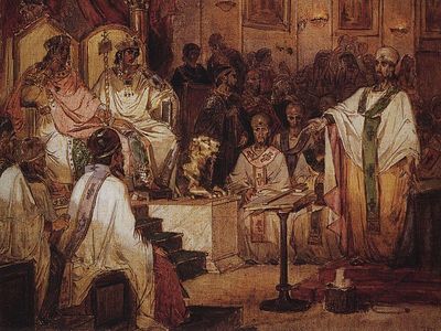 Противостояние монофелитской ереси при императорах Константине III и Константе