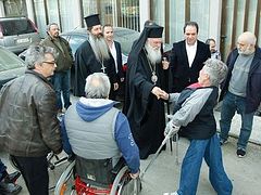 “The level of a country’s civility is judged by the possibilities it gives to people with disabilities”—Archbishop Ieronymos of Athens
