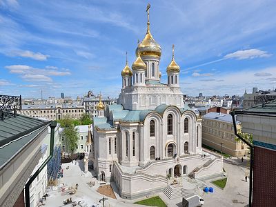 Освящение храма Новомучеников и исповедников Церкви Русской в Сретенском монастыре