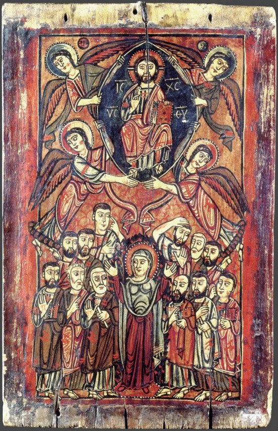 Вознесение Господне. Икона. VIII-IX в. Монастырь св.Екатерины, Синай