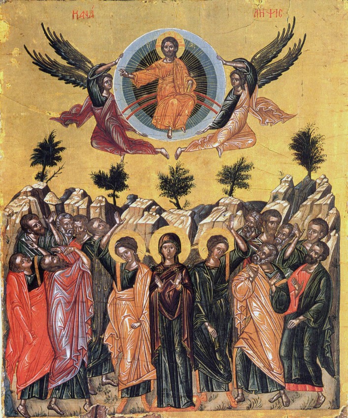 Вознесение Господне. Икона. Византия