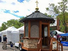 Colorado parish converts coffee kiosk into mobile chapel