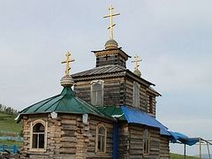 79-year-old Buryatia Republic villager builds church with his own hands and personal funds