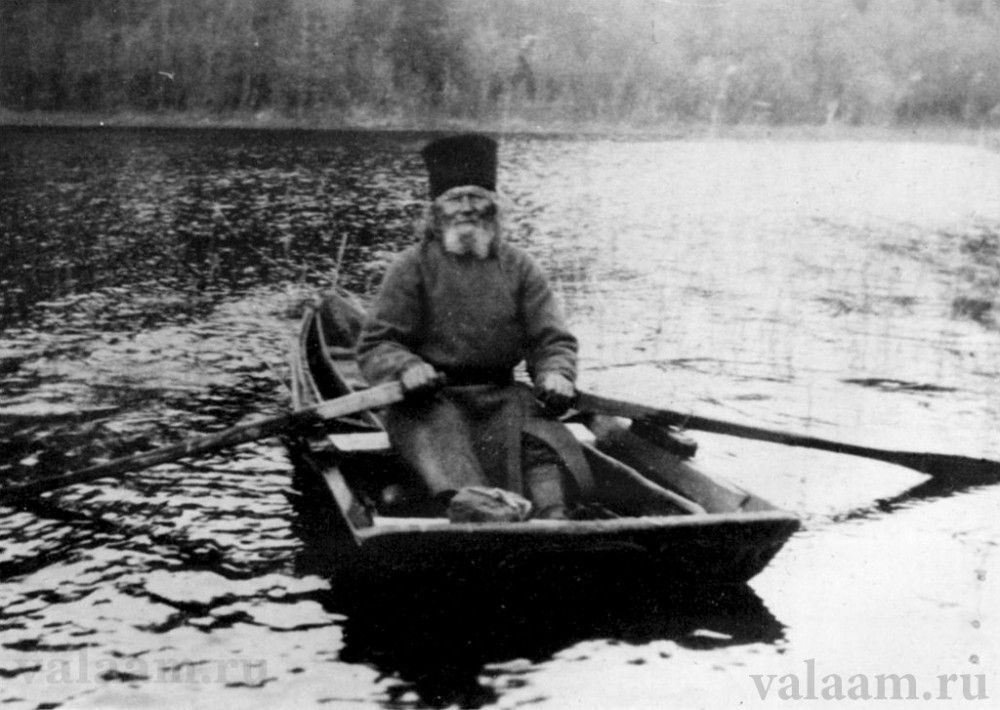 Monk Moses on a boat.