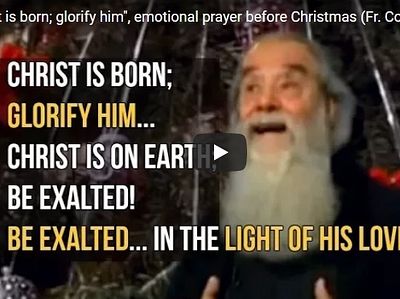 (VIDEO): “Christ is born; glorify him”, emotional prayer before Christmas